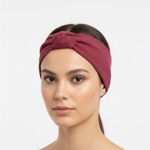 Chic Maroon knotted Headband